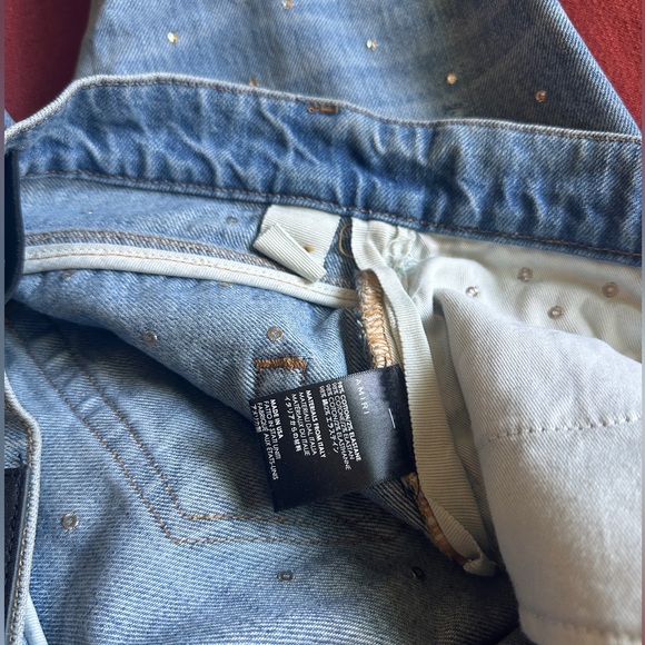 Amiri Crystal Studded Straight Jeans Size 27 - Picture 8 of 16